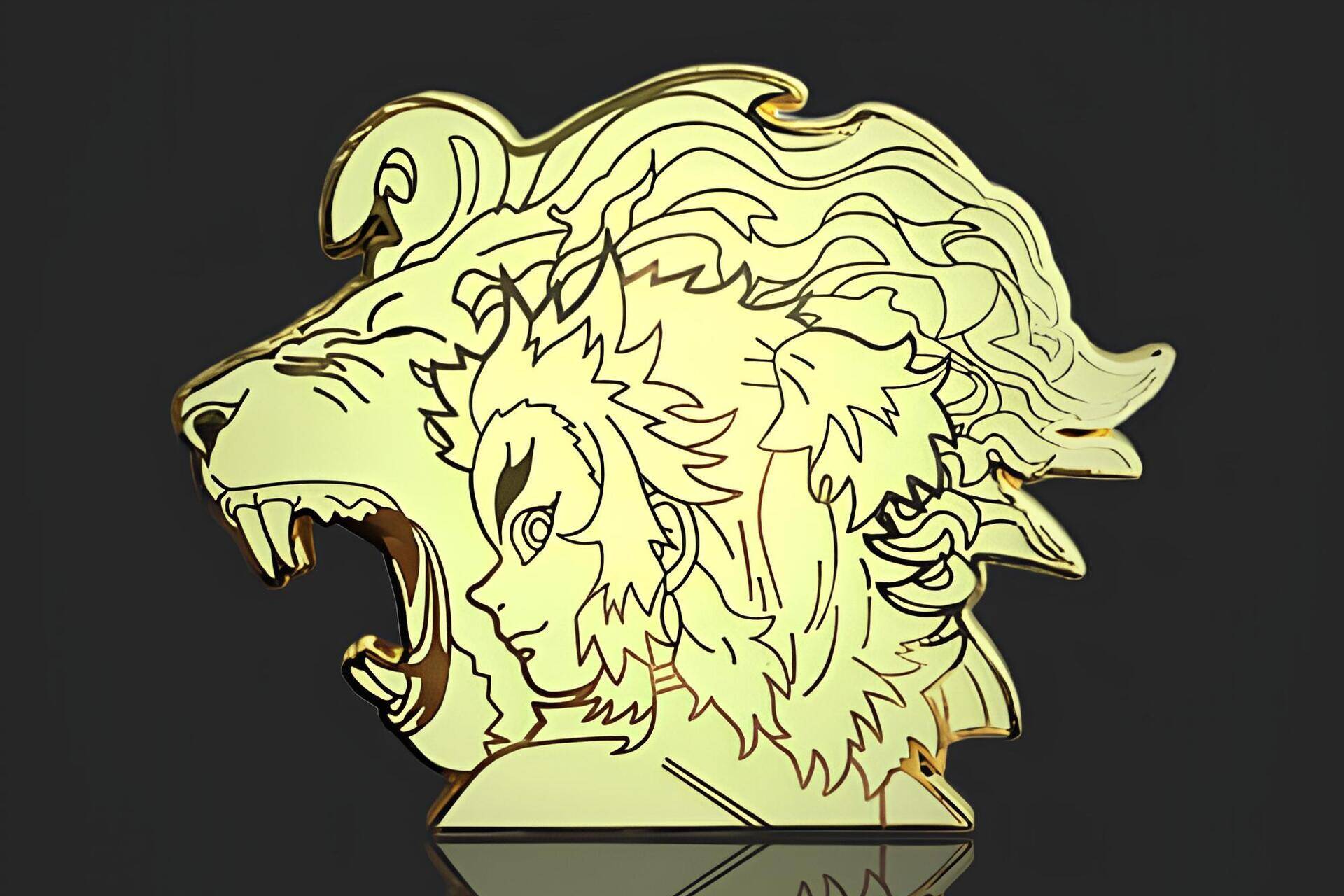 Glow in the Dark Lapel Pin for Night Events and Promotions