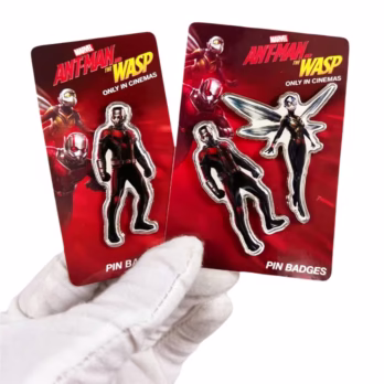 Ant Man and Wasp Marvel superhero enamel pin"