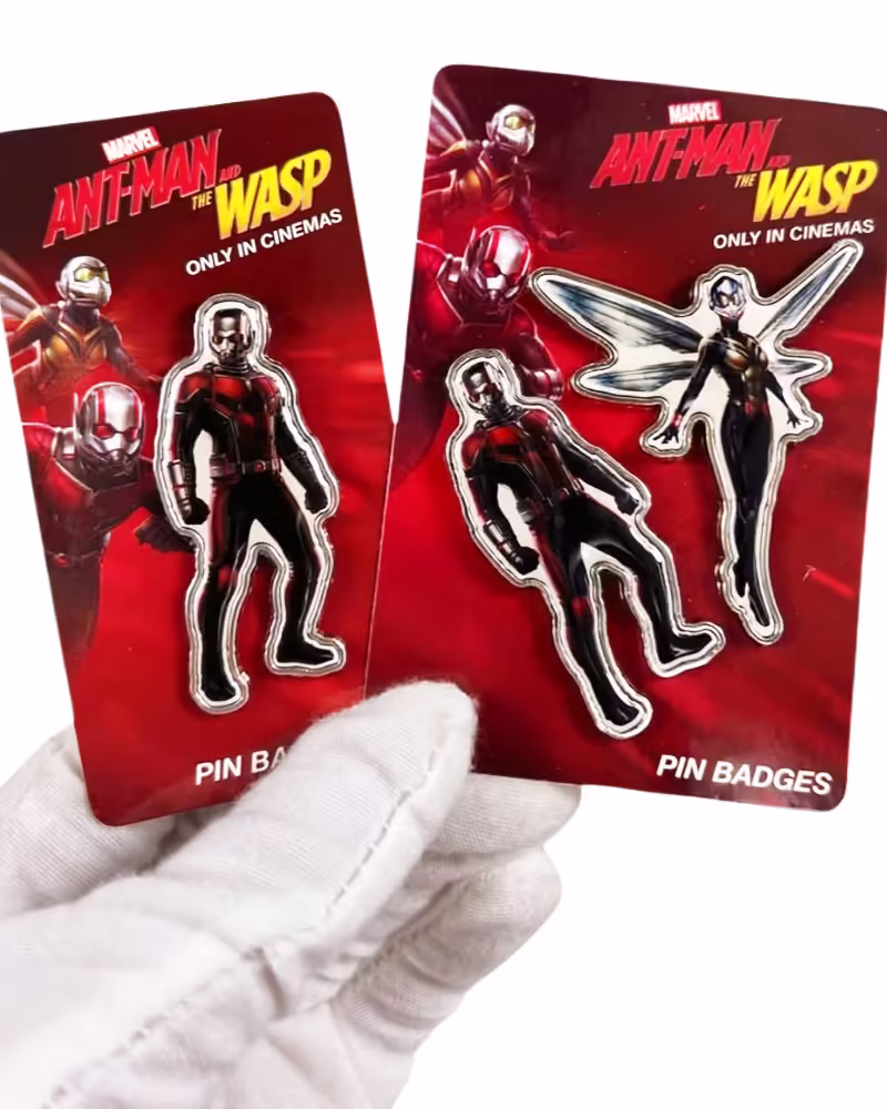 Ant Man and Wasp Marvel superhero enamel pin