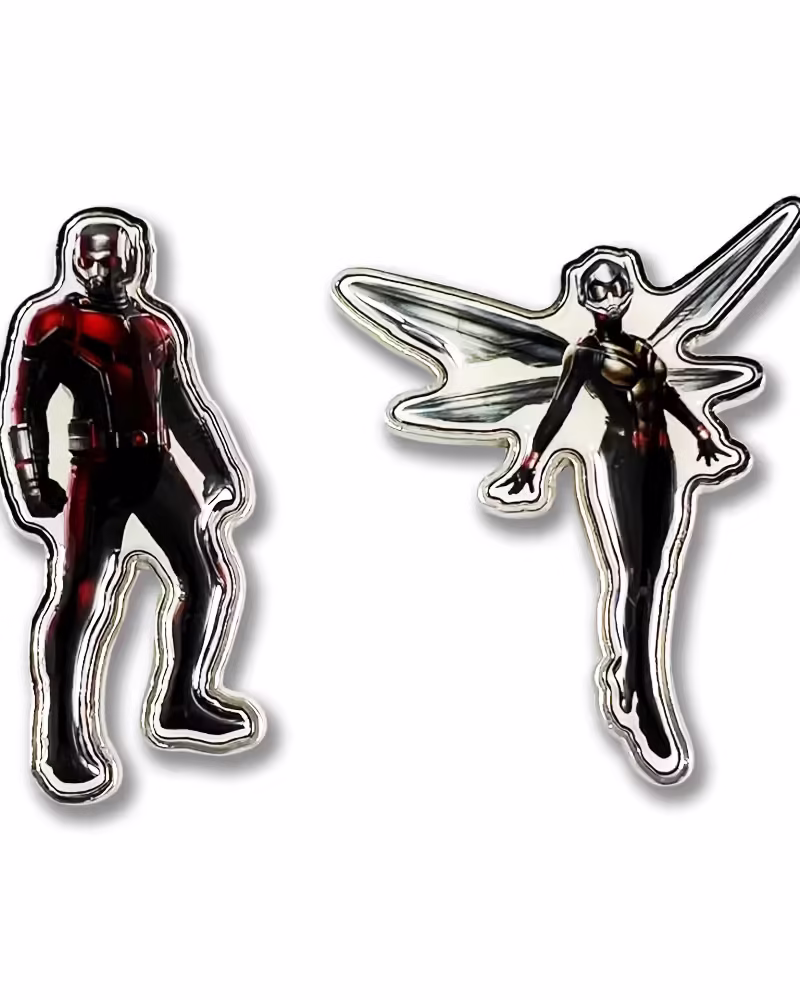 Ant Man and Wasp Marvel superhero enamel pin