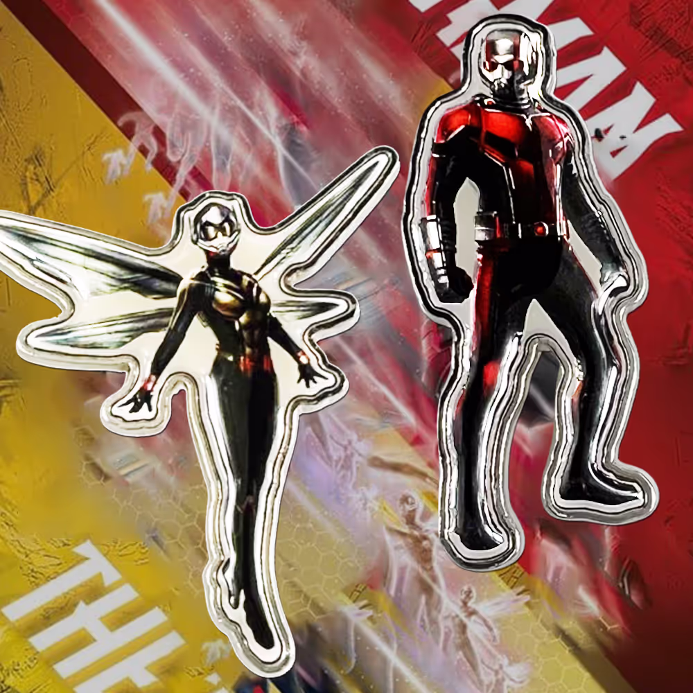Ant Man and Wasp Marvel superhero enamel pin