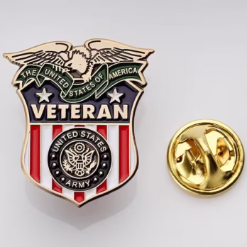 Official U.S. Army Veteran Lapel Pin – Military Service & Patriotic Gift