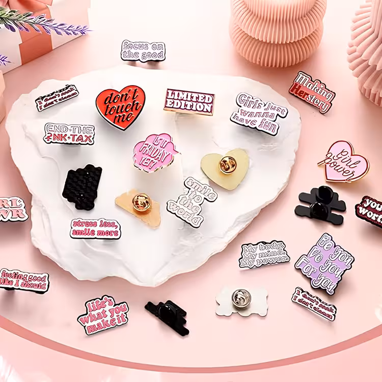 Custom Letter Enamel Pin
