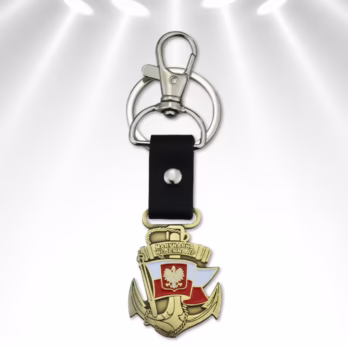 Personalized metal keychain with custom engraving, ideal for gifts or promotions