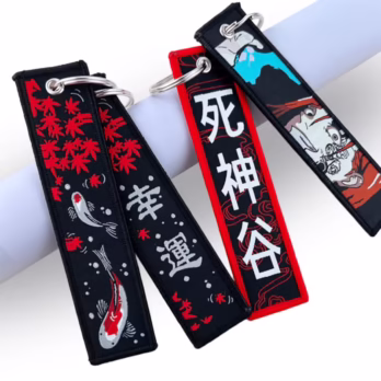 Custom Anime Woven Keychain