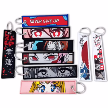 Custom Anime Woven Keychain