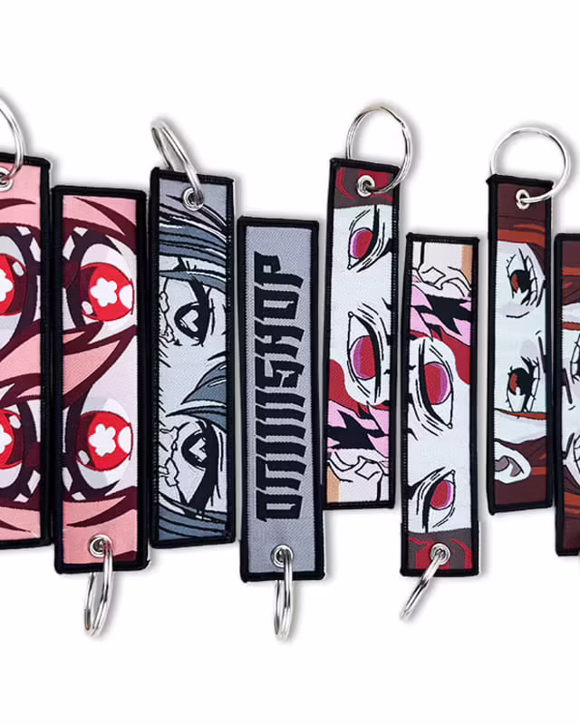 Custom Anime Woven Keychain
