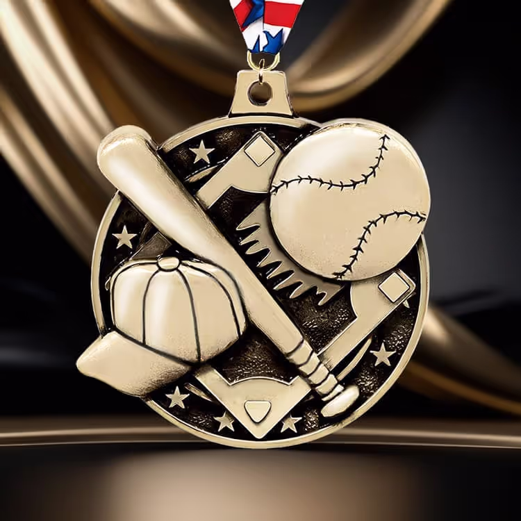 Custom Baseball Medal