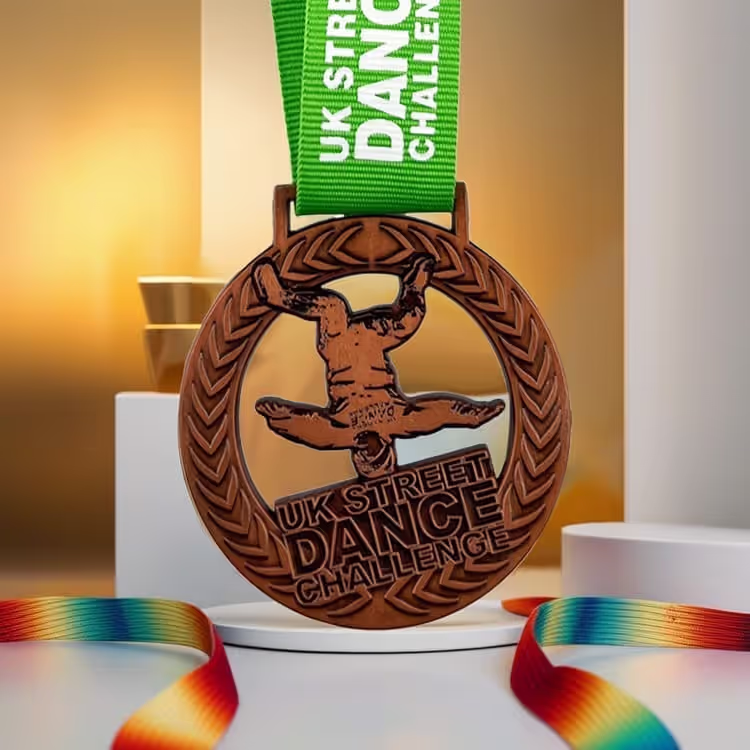 Custom Dance Medal with Design for Dance Competition