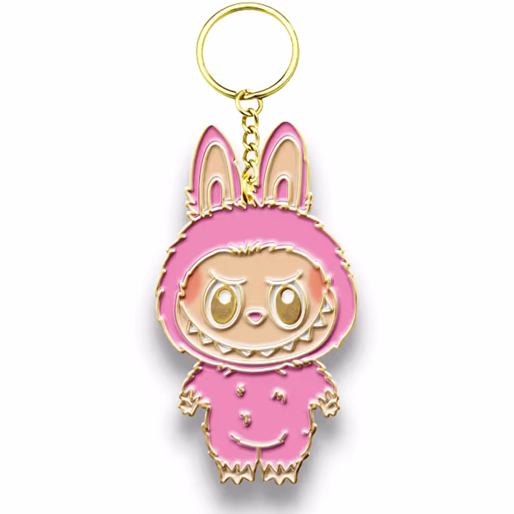 High-quality custom Labubu keychain collection showcasing various materials and design styles