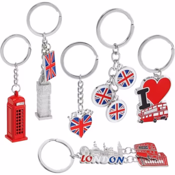 Custom USA Souvenir Metal Keychain