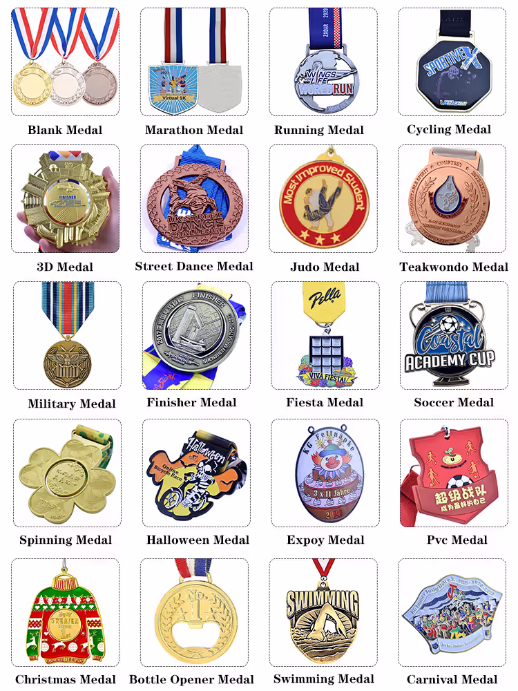 Types Of Custom Medal